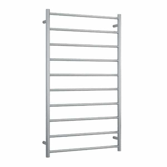 Thermorail Straight/Round 700X1200X122Mm 128Watts 10 Bars - Brushed
