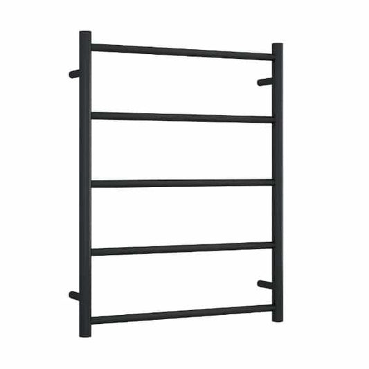 Thermorail Non-Heated Straight/Round Ladder 630X800X122Mm 5 Bars - Matt Black