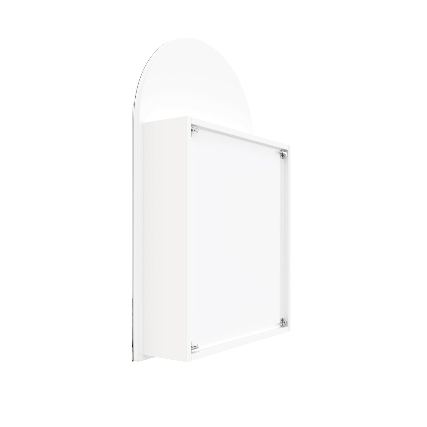 Vienna Arch White Mirror Cabinet - 500x800x150mm