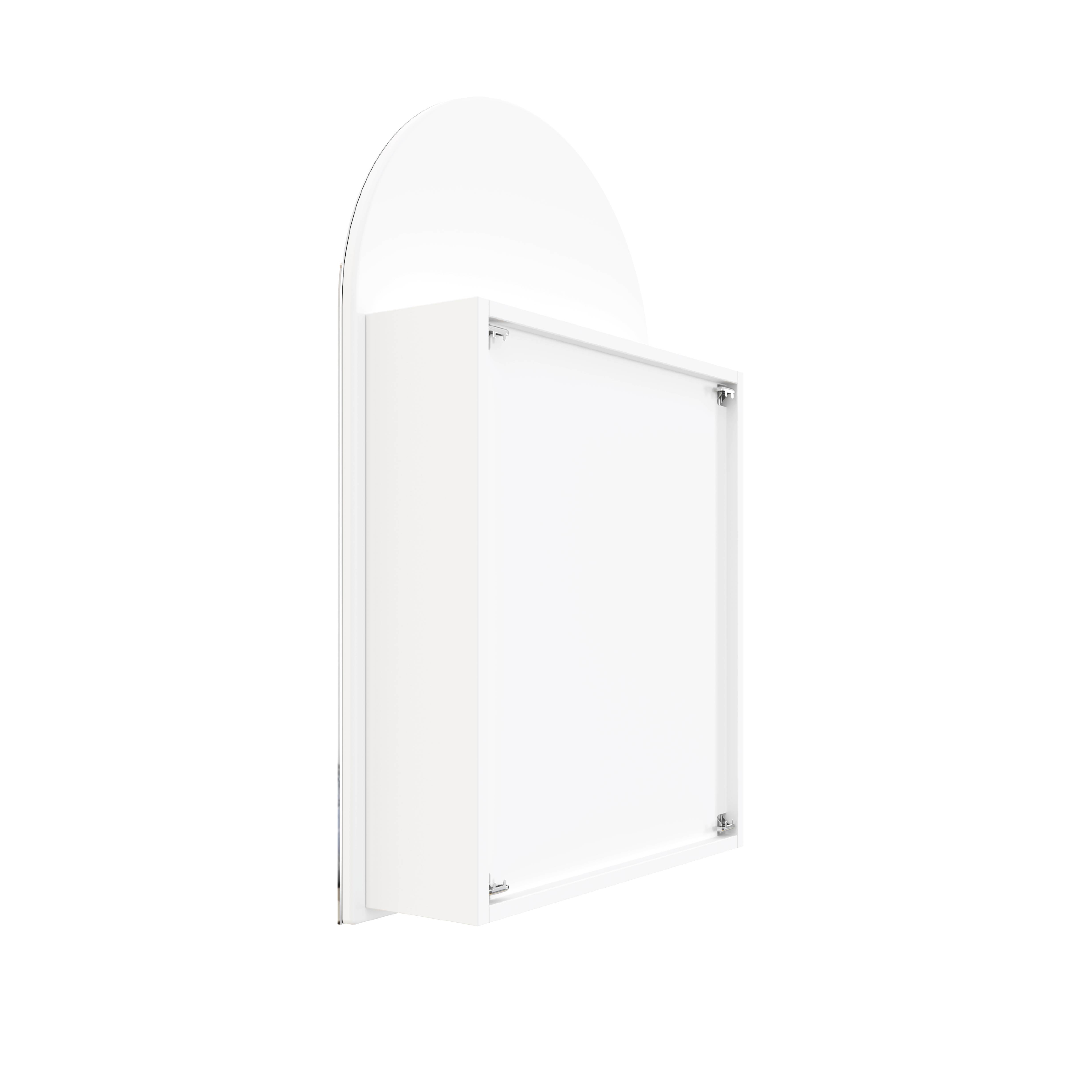 Vienna Arch White Mirror Cabinet - 500x800x150mm