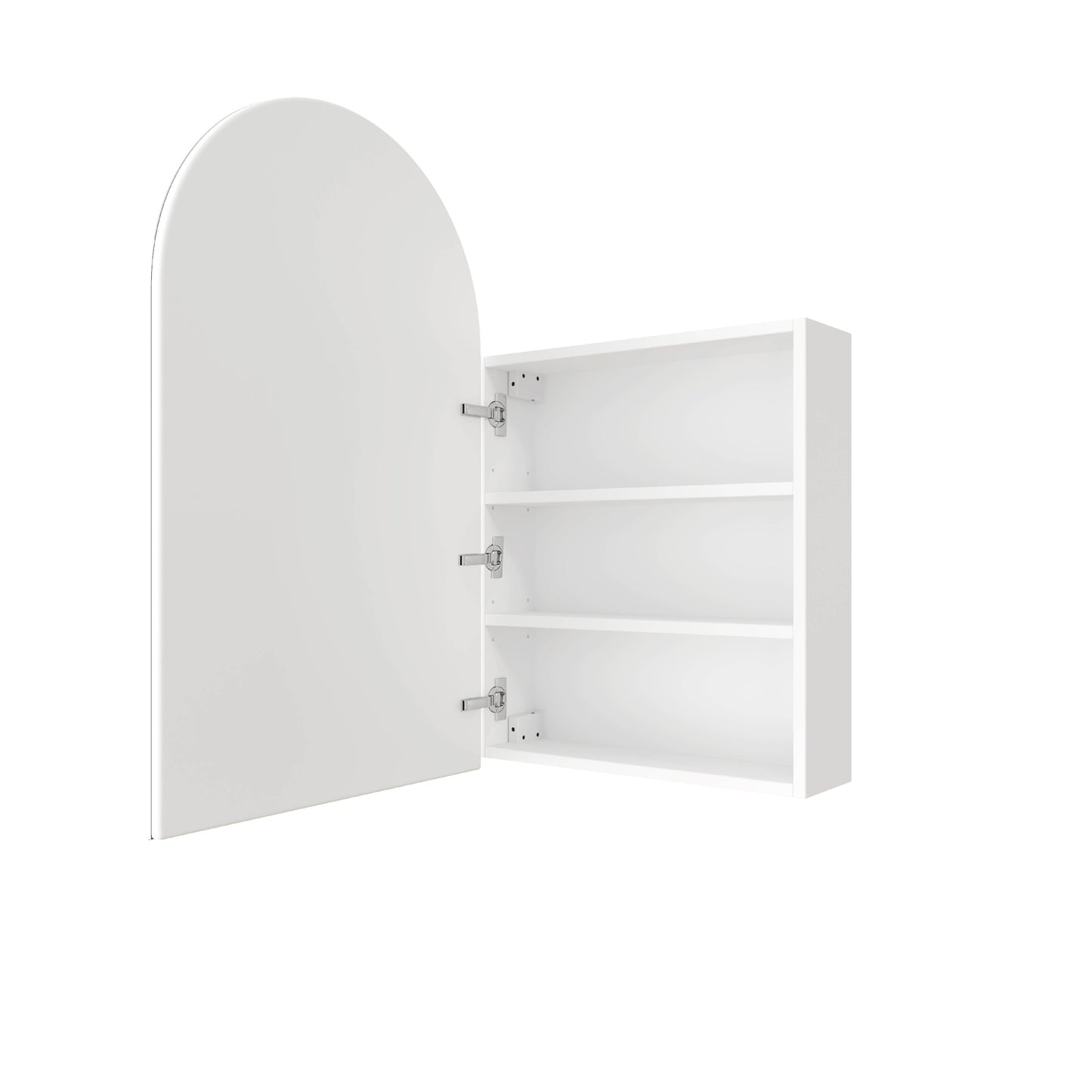 Vienna Arch White Mirror Cabinet - 500x800x150mm