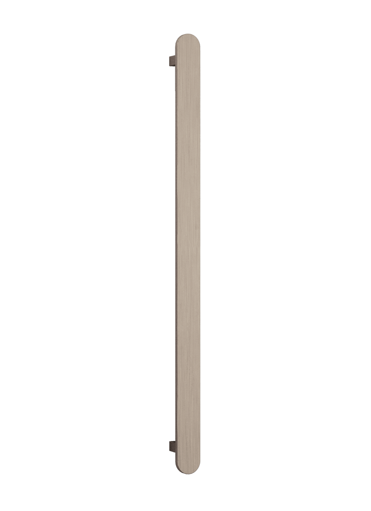 Thermorail Flat/Pill 12Volt Vertical Bar 900X50X50Mm 20Watts - Brushed Nickel