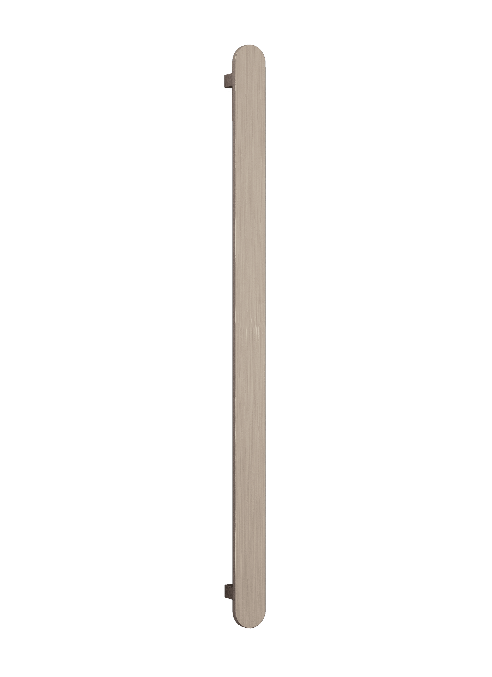 Thermorail Flat/Pill 12Volt Vertical Bar 900X50X50Mm 20Watts - Brushed Nickel