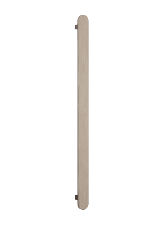 Thermorail Flat/Pill 12Volt Vertical Bar 900X50X50Mm 20Watts - Brushed Nickel