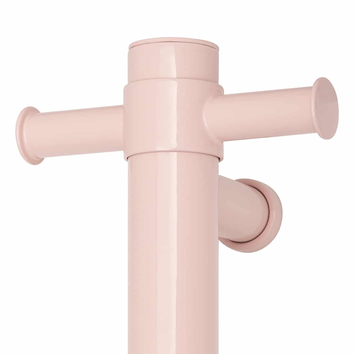 Thermorail Straight/Round 12Volt Vertical Bar 900x142x100mm 26Watts With Optional Hook - Dusty Pink