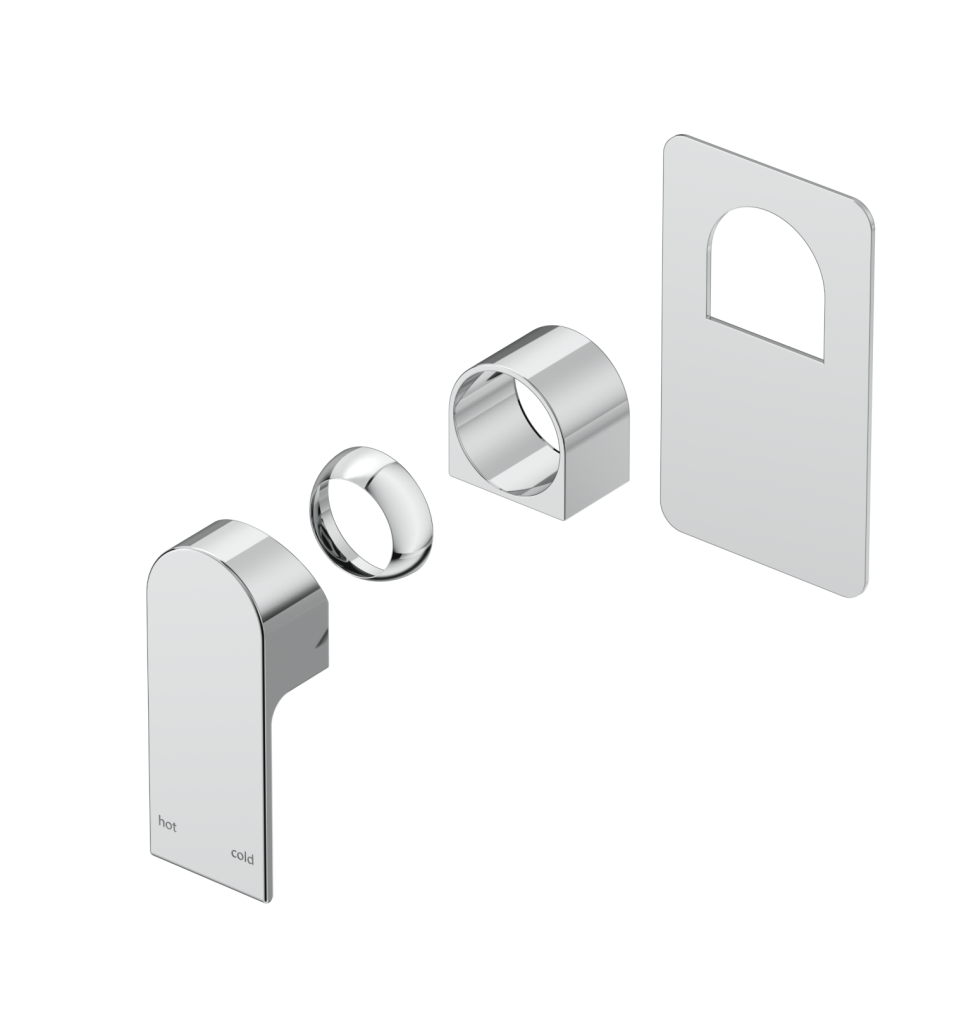 Beki Shower Mixer - Square Plate - TRIM KIT ONLY