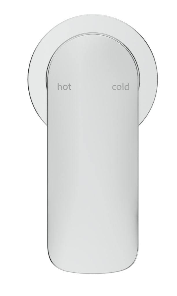 Kaza Shower Mixer - Round Plate - TRIM KIT ONLY