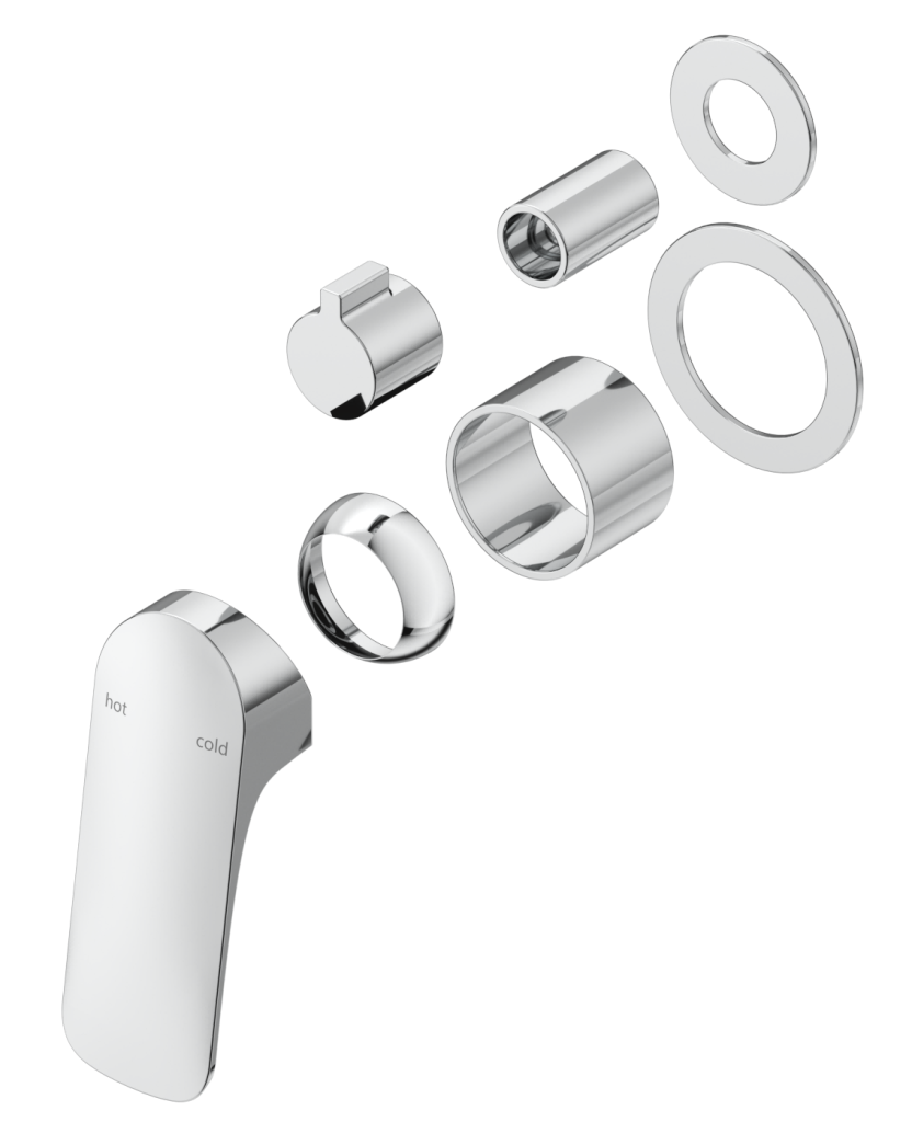 Kaza Shower Mixer Diverter - 2P - TRIM KIT ONLY