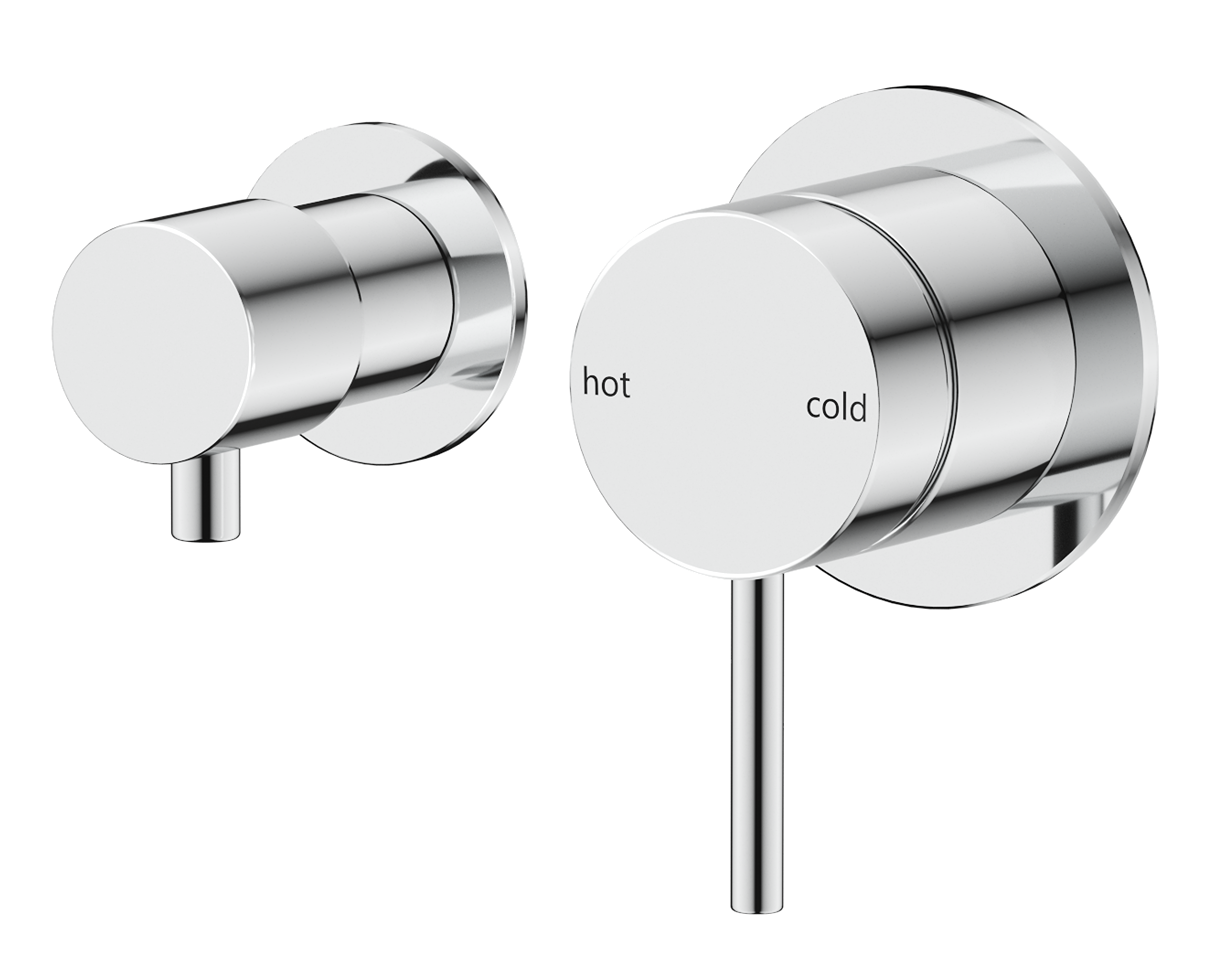 Mica Shower Mixer Diverter - Sideways - TRIM KIT ONLY