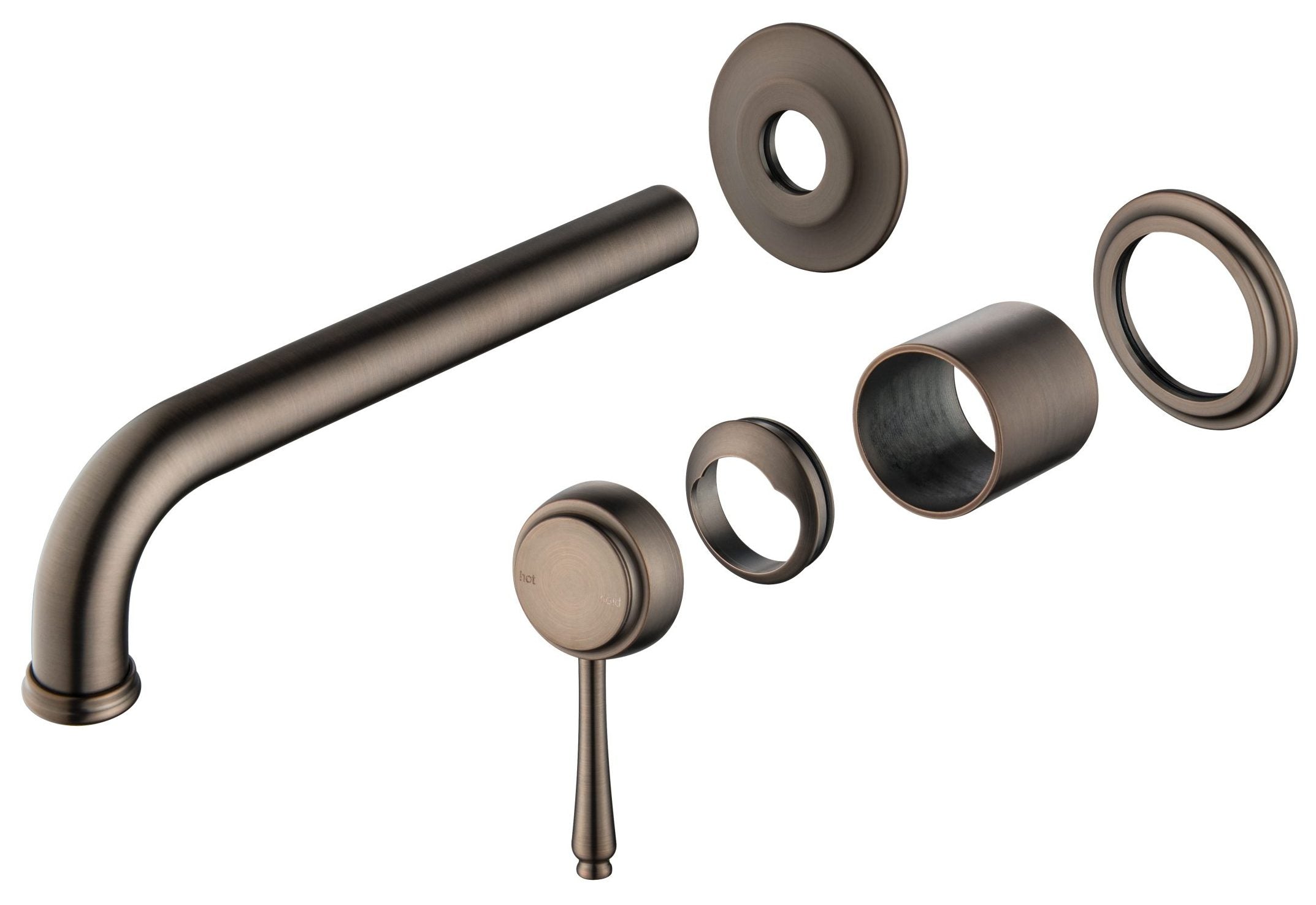Mica Heritage Wall-Spout Combo - TRIM KIT ONLY