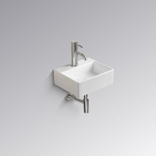 NAUTICA Compact Wall Basin 1TH 340mm