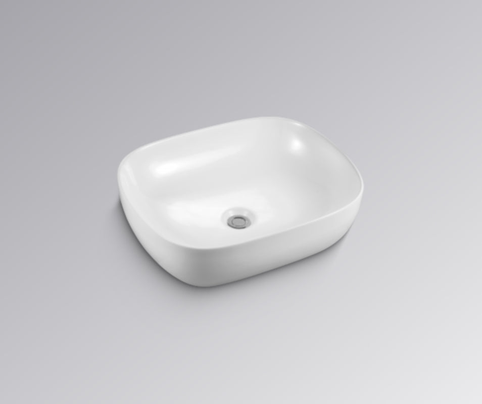 PALA Soft Rectangular Above Counter Basin 490mm