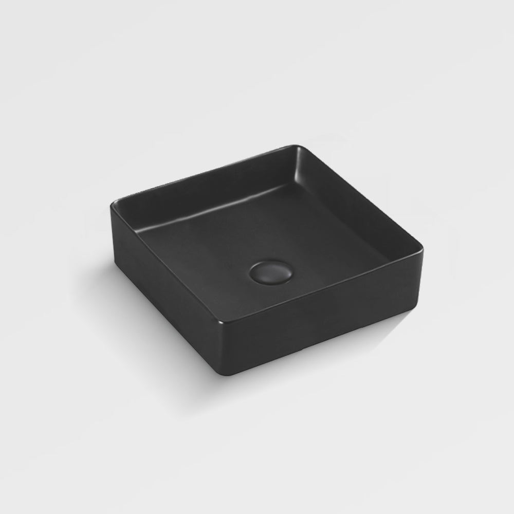KOVA Square Above Counter Basin Matte Black 400mm