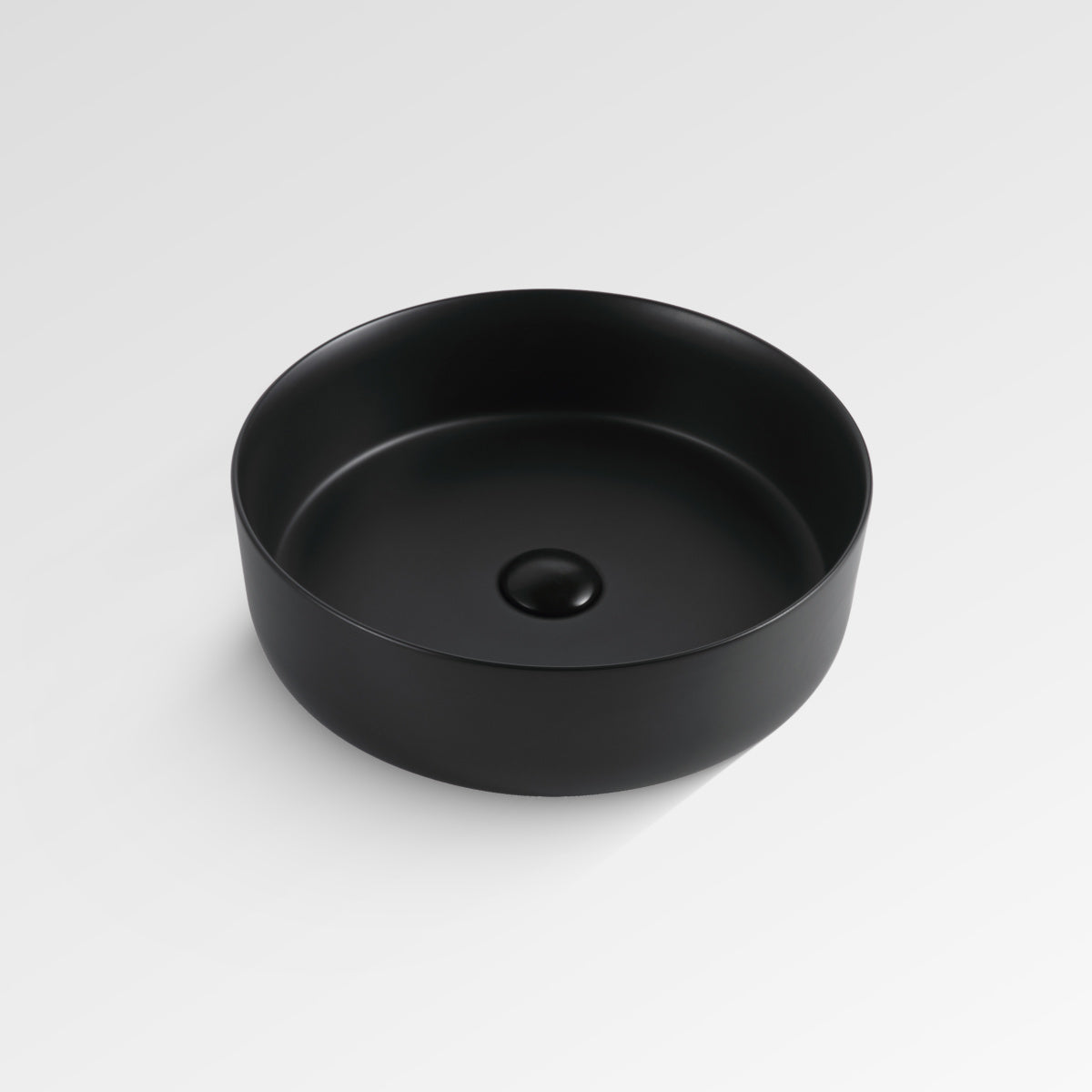 KOVA Round Above Counter Basin Matte Black 400mm