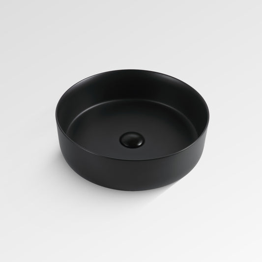 KOVA Round Above Counter Basin Matte Black 400mm