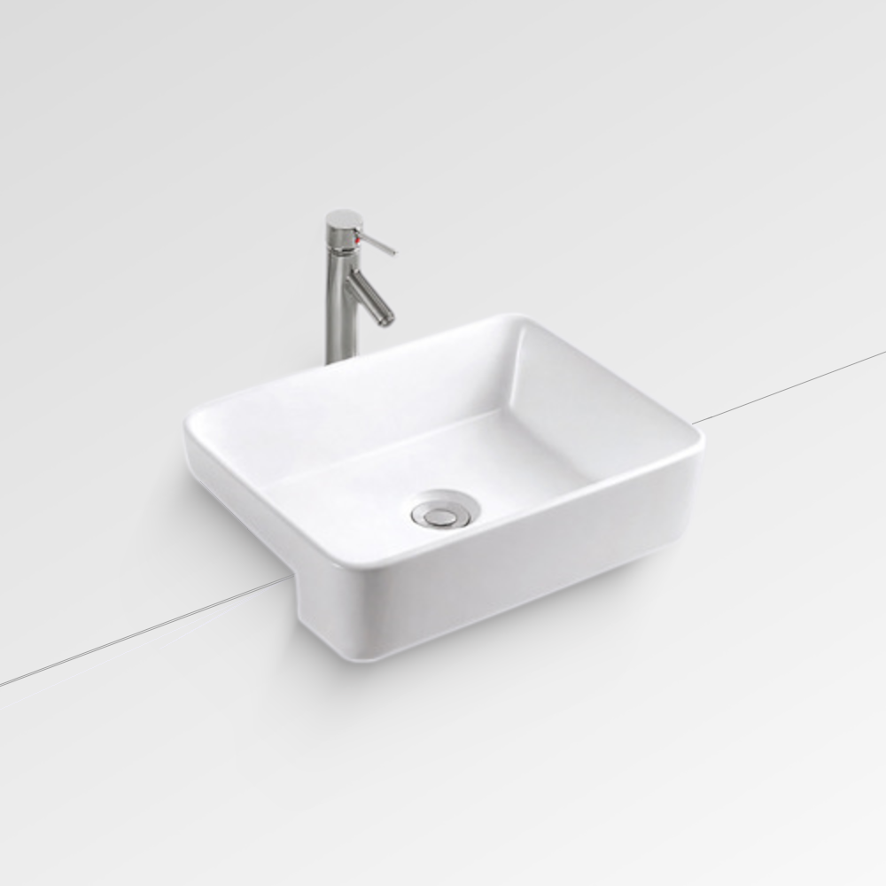 NIRVANA Semi Recessed Basin 480mm