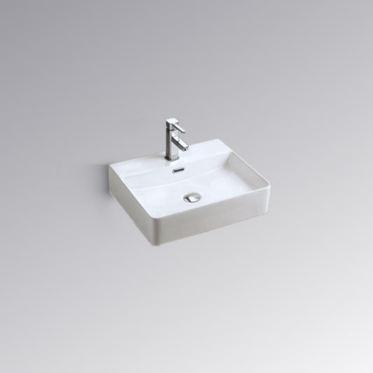MARLO Rectangular Wall Basin 1TH 520mm