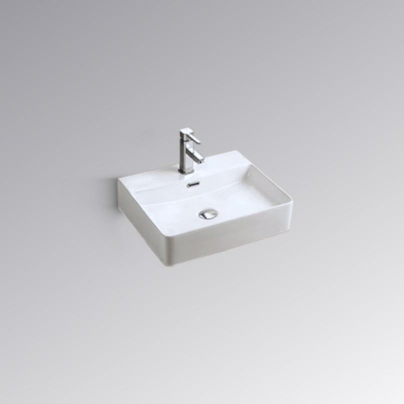 MARLO Rectangular Wall Basin 1TH 520mm