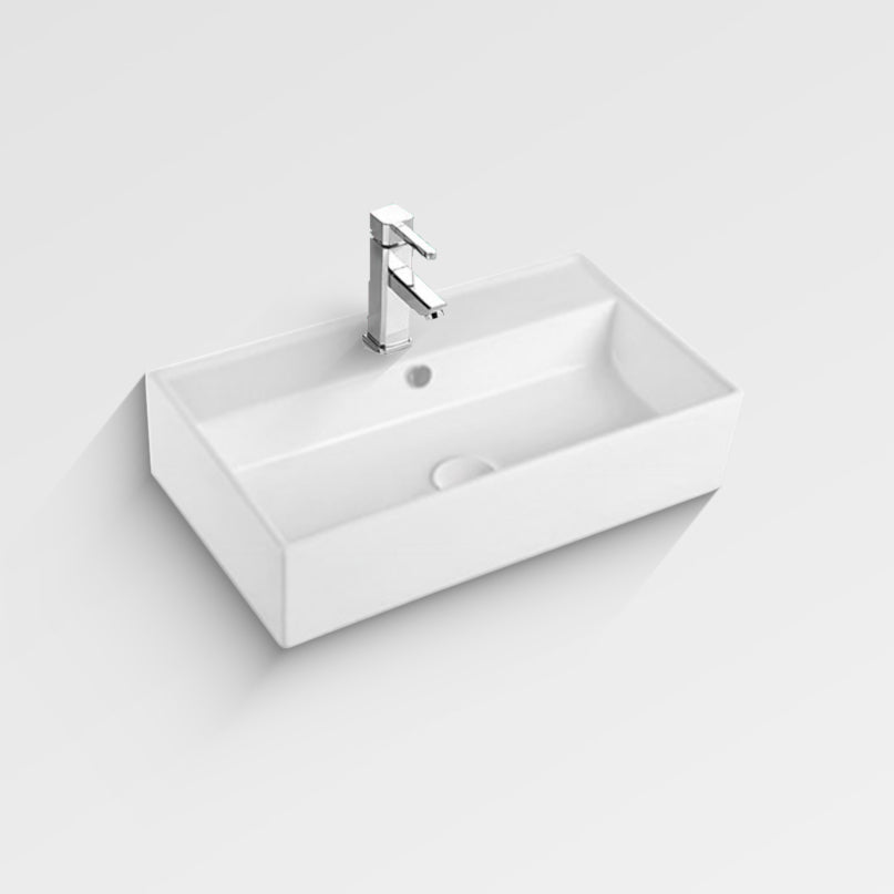 NAUTICA Compact Rectangular Wall Basin 550mm