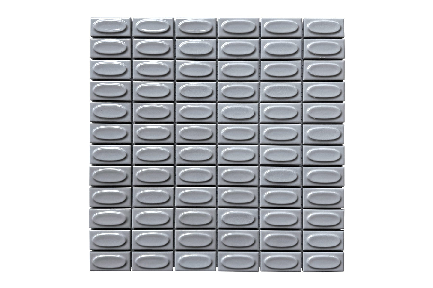 Ornamental Oval Gloss Mosaic