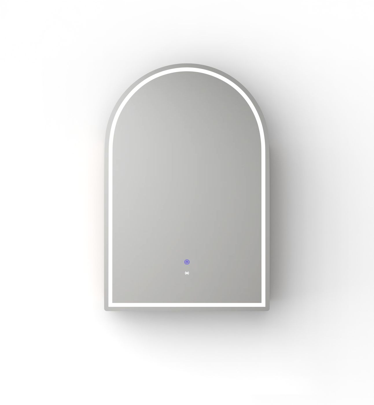 LED Archie Shaving Cabinet Natural Oak