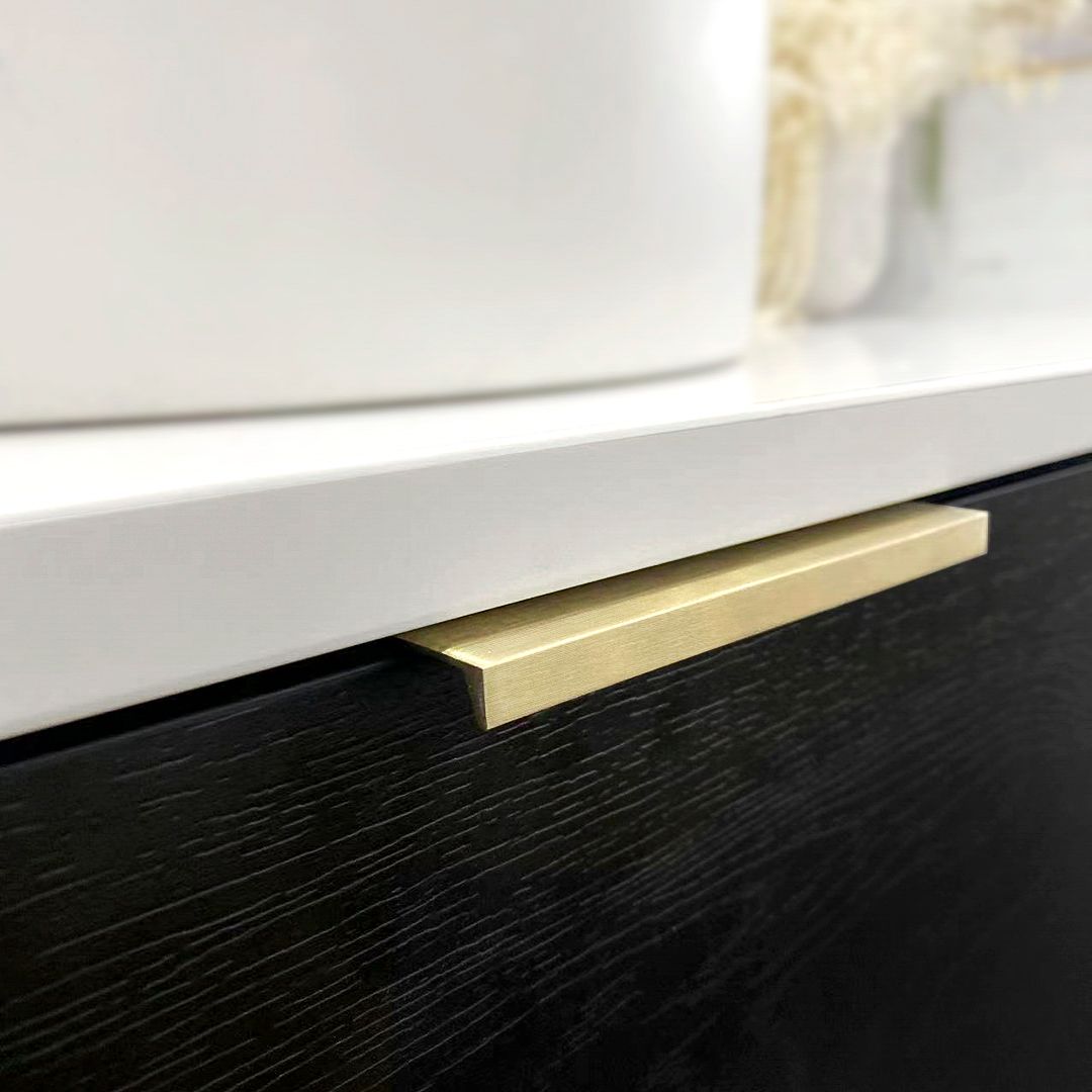 Bondi Handle Brushed Gold 120mm For 600mm Cabinet