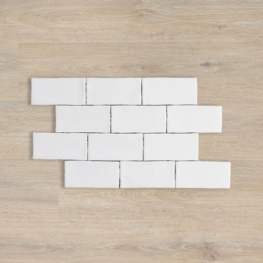 Logan Subway Wavy Edge Matt White