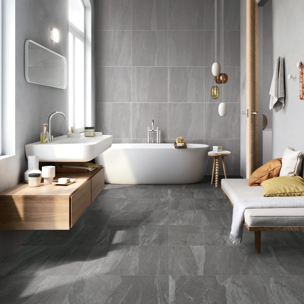 SANDSTONE BLACK MATT 600X600