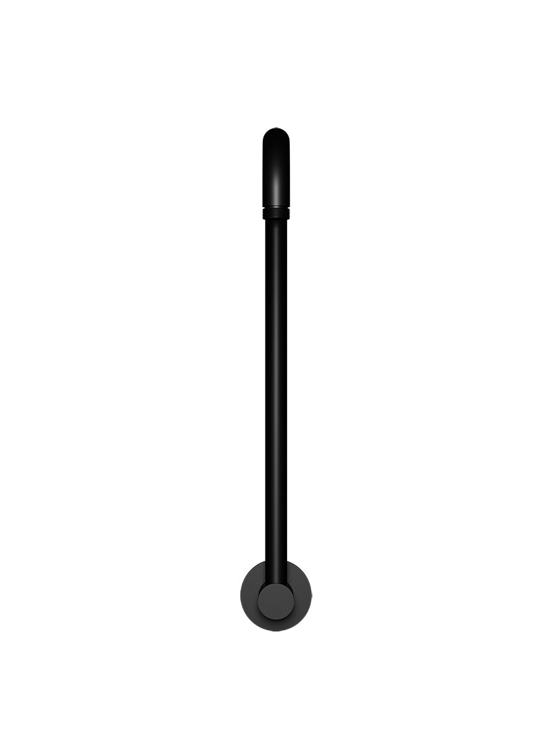 High Rise Shower Arm - Matte Black