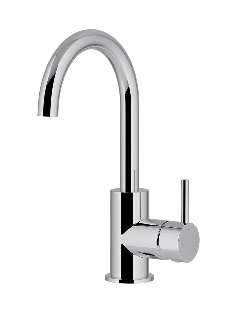 Meir Round Gooseneck Basin Mixer