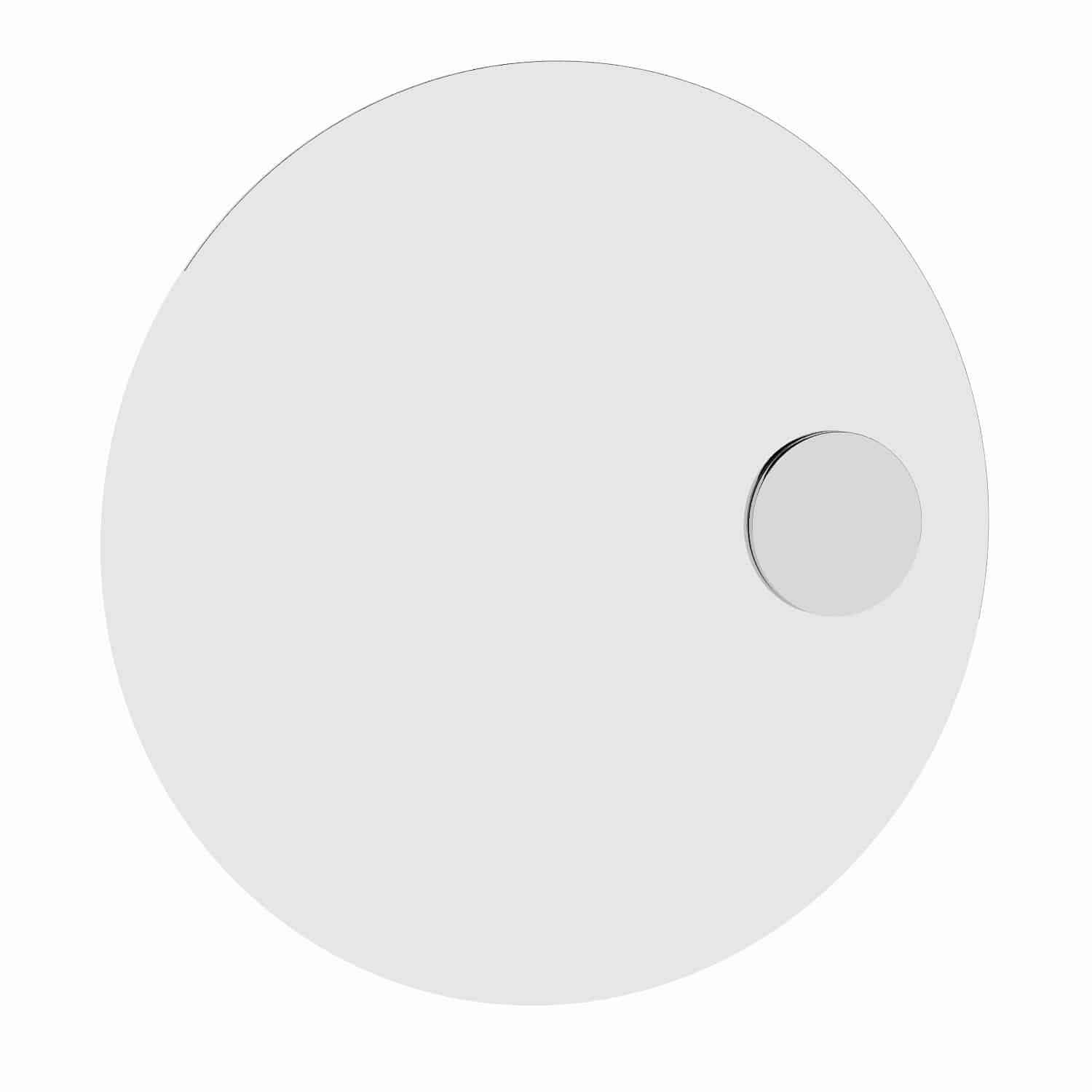 3x 140mm Round Magnifying Mirror with magnet and 140x400mm metal strip