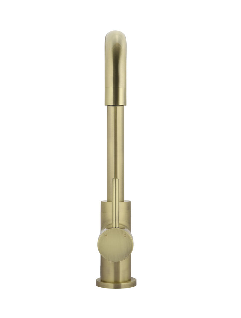 Round Kitchen Mixer Tap - Tiger Bronze