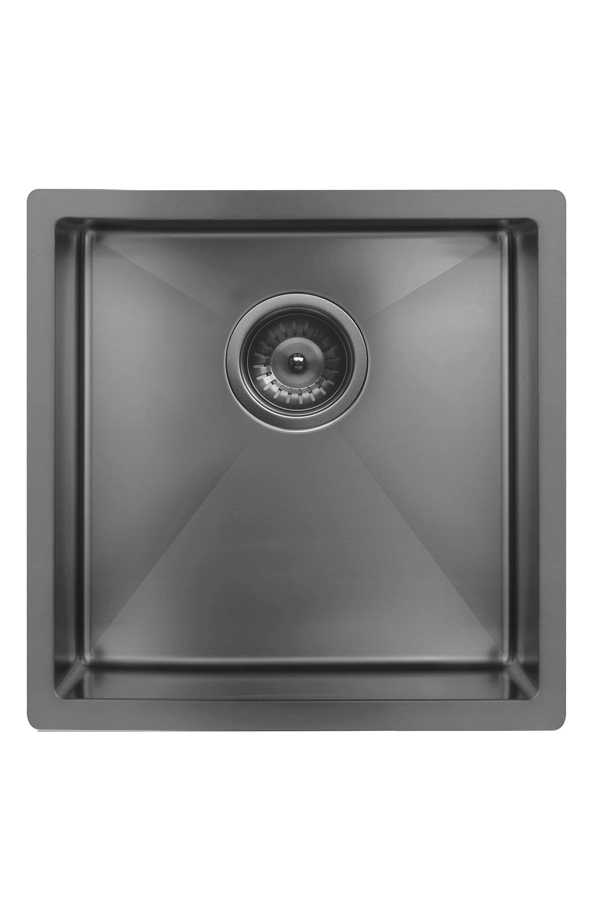 Lavello Kitchen Sink - Single Bowl 450 x 450 - PVD Gunmetal Black