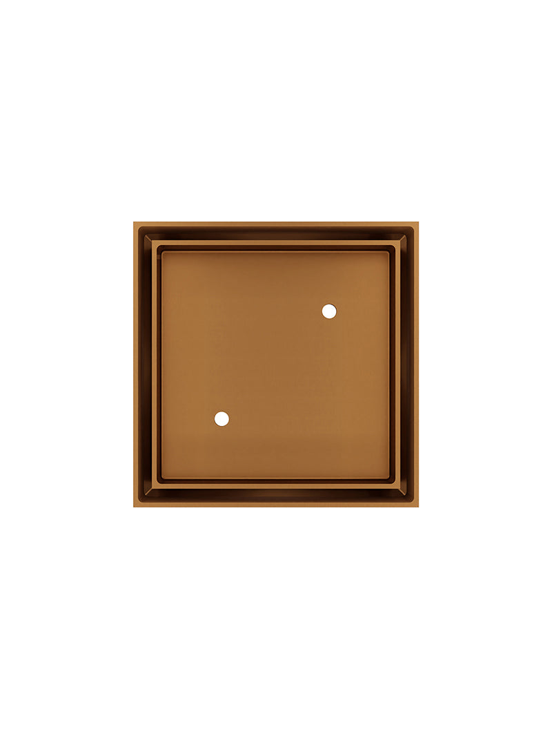 Shower Waste with Tile Insert - Lustre Bronze