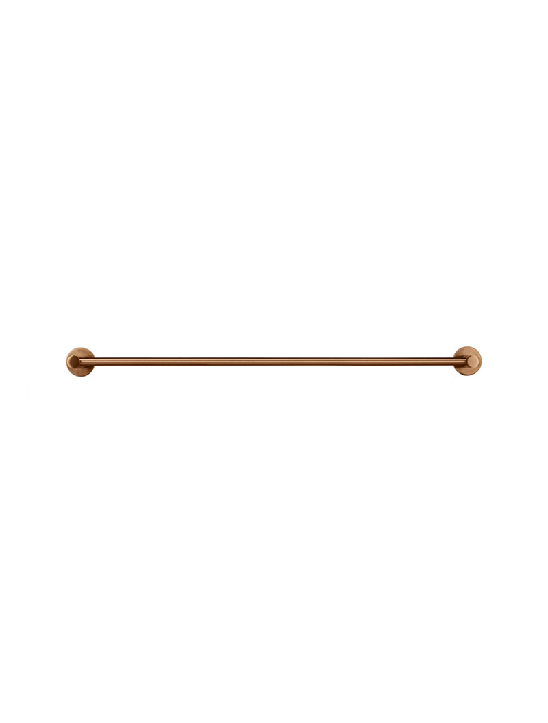 Round Double Towel Rail 600mm - Lustre Bronze