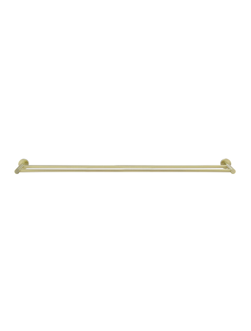 Round Double Towel Rail 900mm - PVD Tiger Bronze