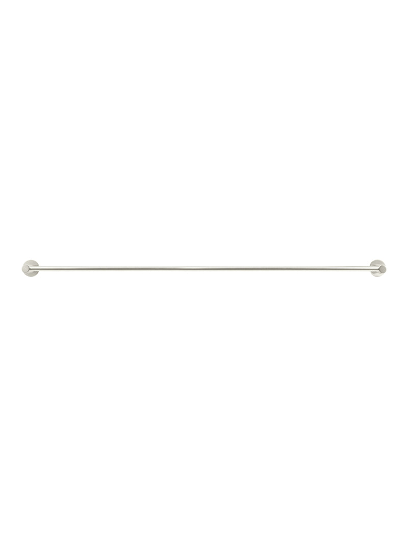 Round Double Towel Rail 900mm - PVD Brushed Nickel