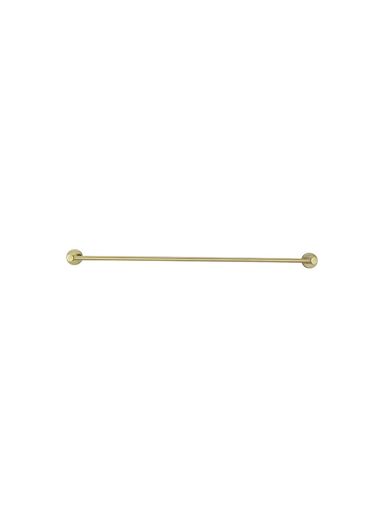 Round Single Towel Rail 600mm - PVD Tiger Bronze