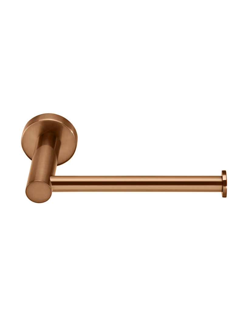 Round Toilet Roll Holder - Lustre Bronze