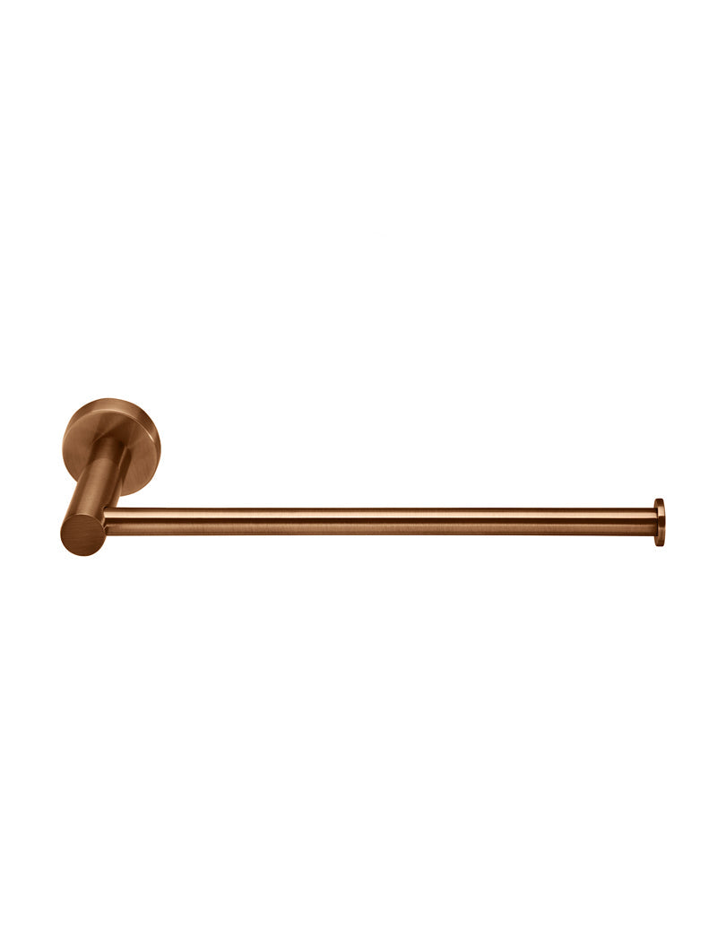 Round Guest Towel Rail - Lustre Bronze