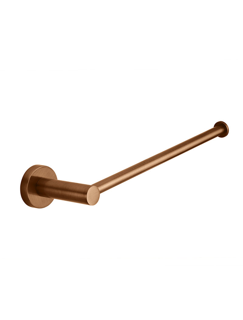 Round Guest Towel Rail - Lustre Bronze