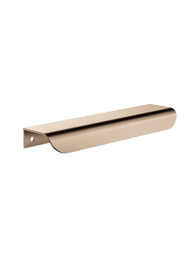 Öppen Edge-Pull 150mm Cabinet Handle (Brushed) - PVD Champagne
