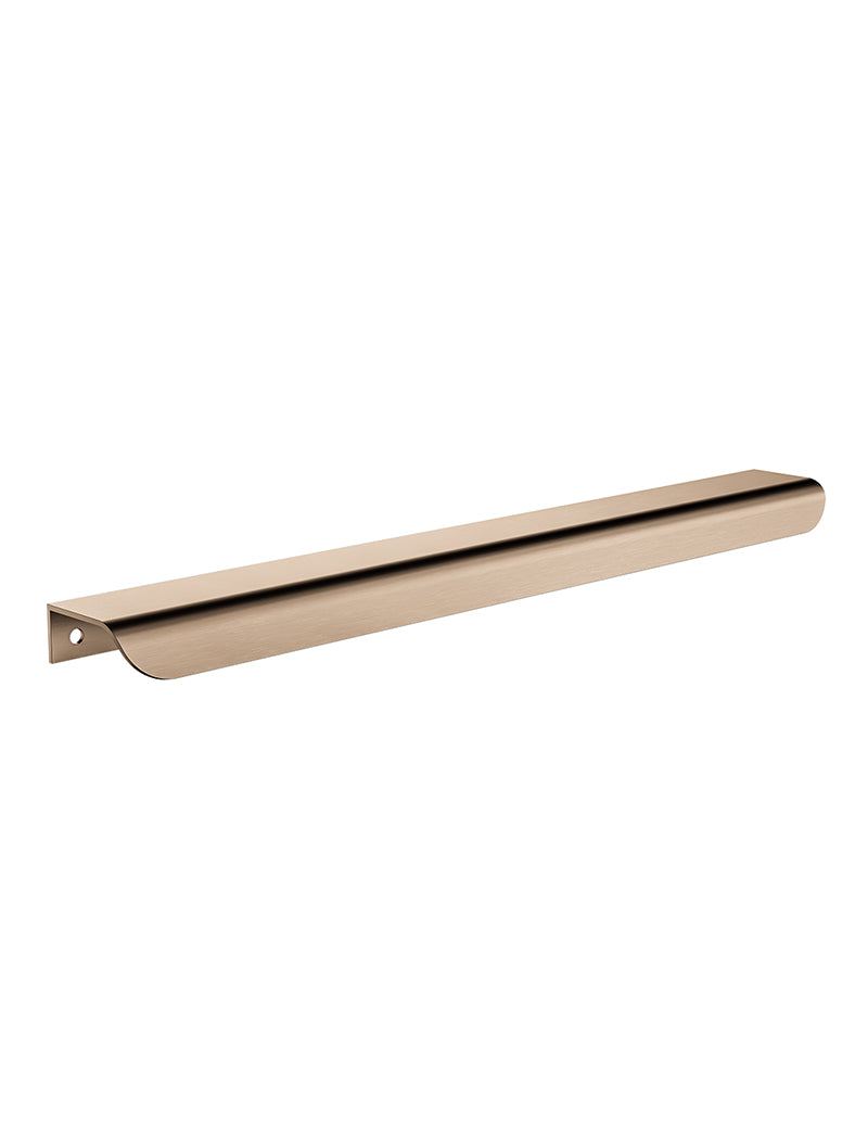 Öppen Edge-Pull 300mm Cabinet Handle (Brushed) - PVD Champagne