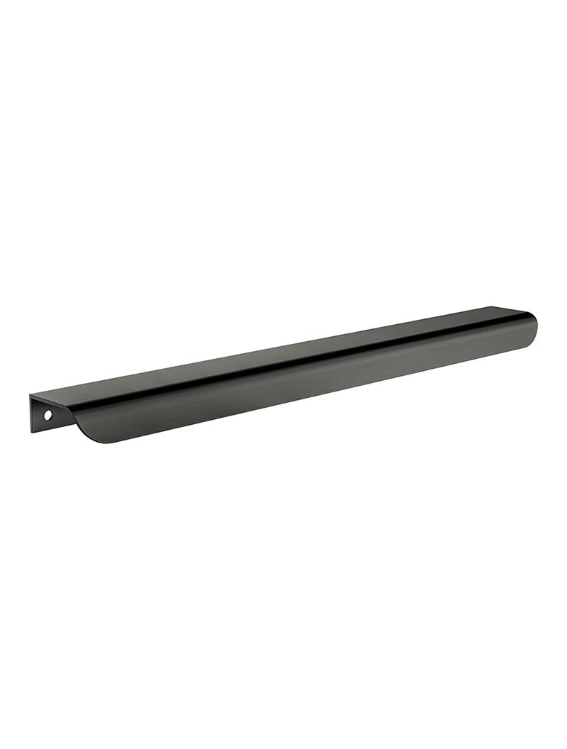 Öppen Edge-Pull 300mm Cabinet Handle (Brushed) - Shadow Gunmetal