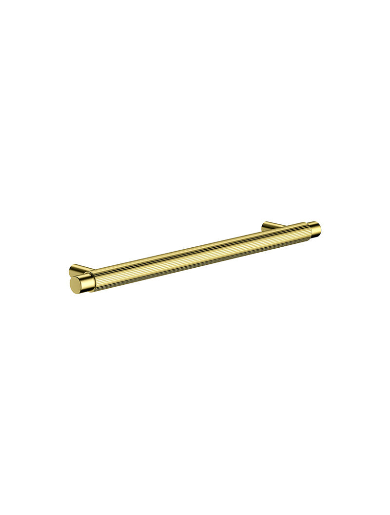 Öppen Round Pull 200mm Cabinet Handle (Linear Knurled) - PVD Tiger Bronze