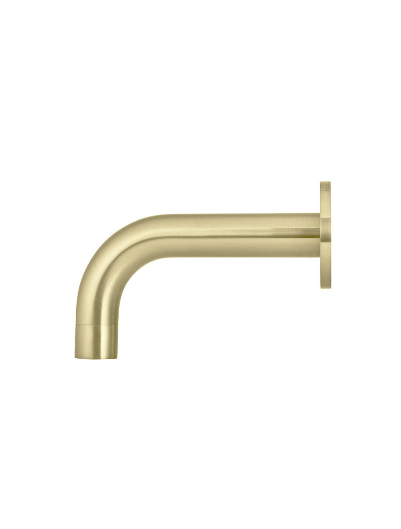 Universal Round Curved Spout 130mm - PVD Tiger Bronze