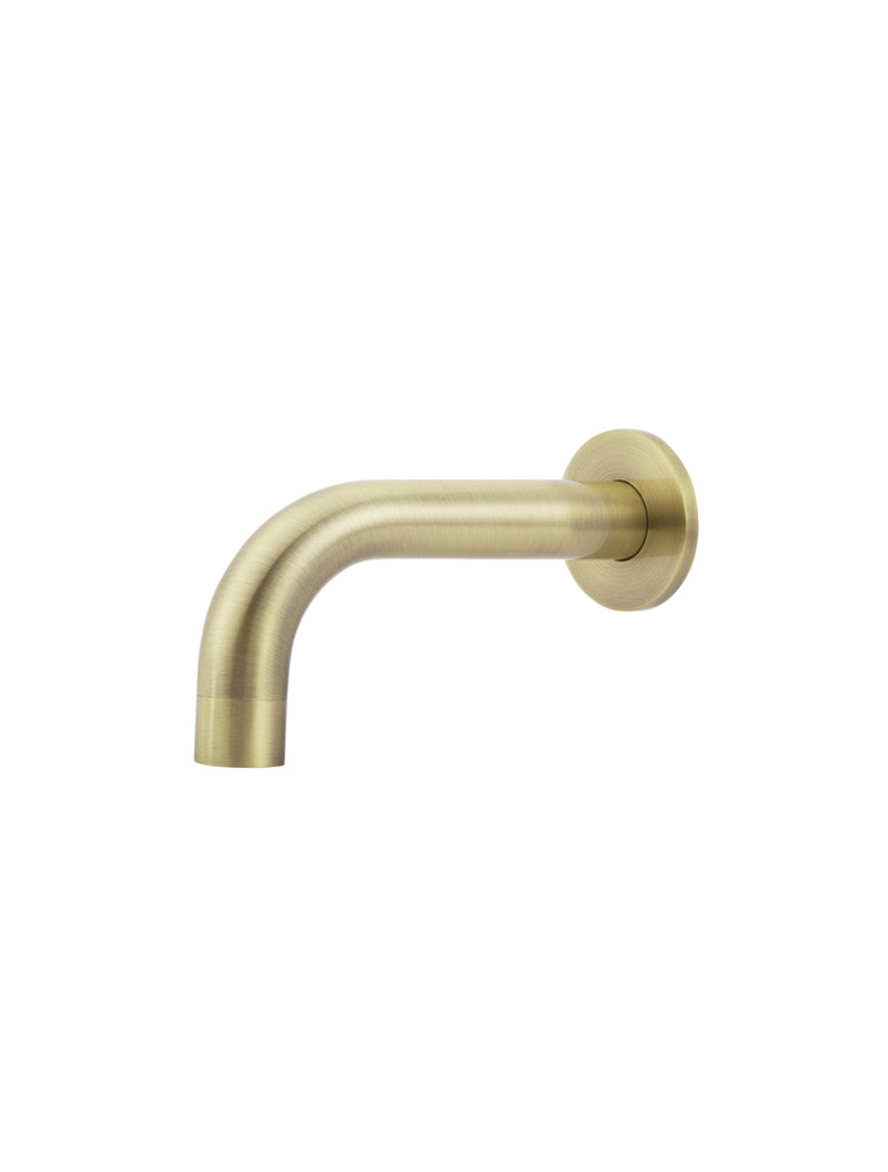 Universal Round Curved Spout 130mm - PVD Tiger Bronze