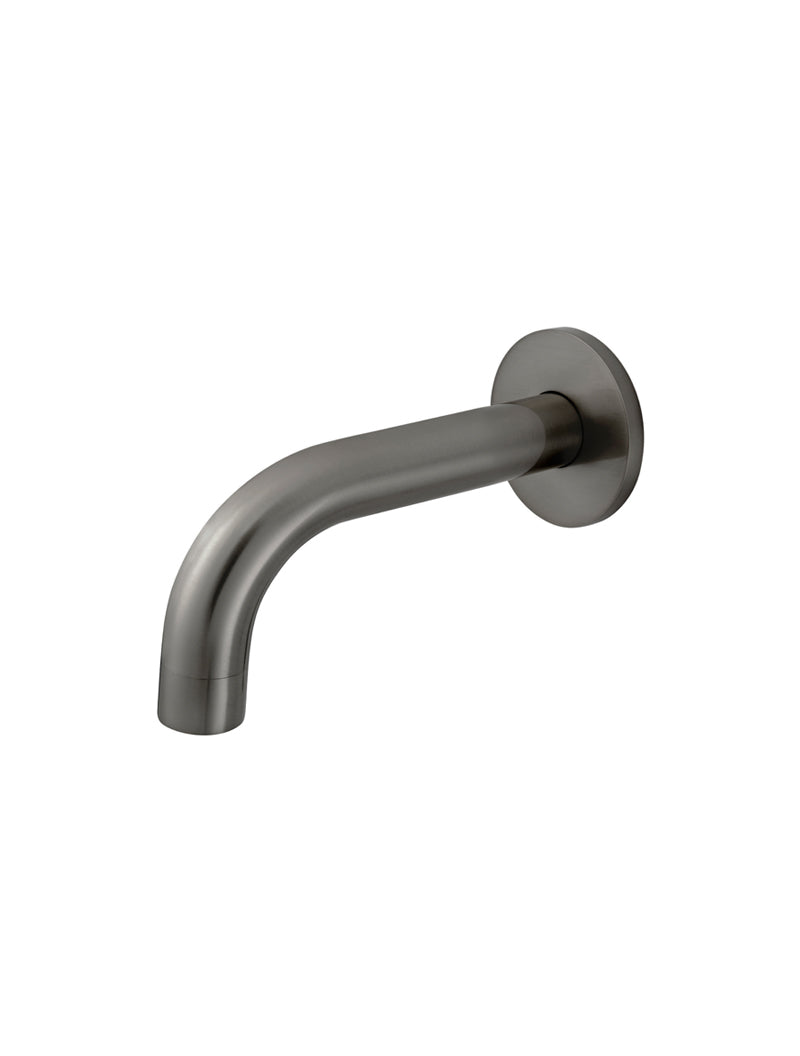 Universal Round Curved Spout 130mm - Shadow Gunmetal