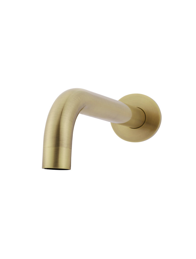 Universal Round Curved Spout - PVD Tiger Bronze