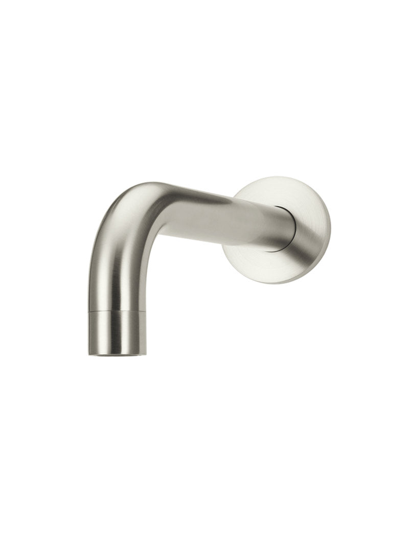 Universal Round Curved Spout - PVD Brushed Nickel